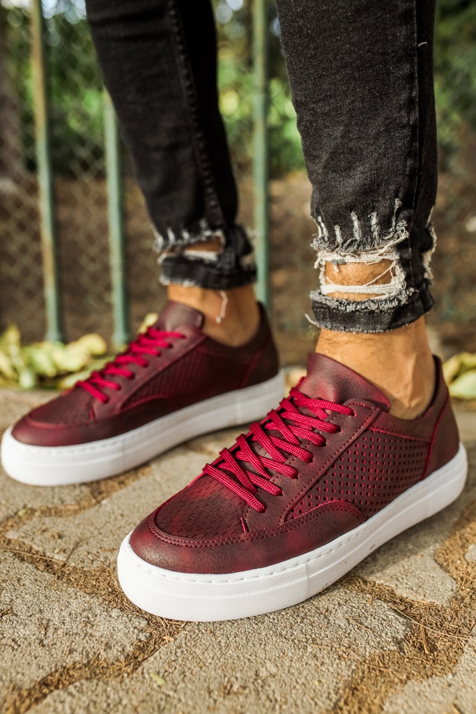 [chkch-1019] CBT First Edition Erkek Ayakkabı BORDO