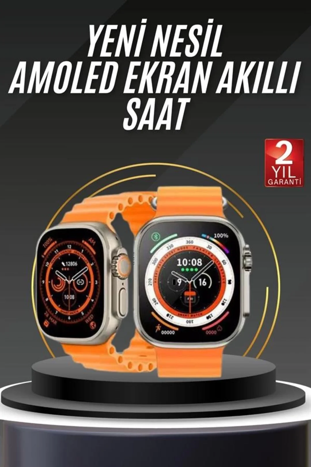 [MEYTDUUCZGS8ULTRASAAT3] Yeni Nesil Akıllı Saat Android ve İOS Uyumlu 49 MM NFC Özelliği GPS Takibi